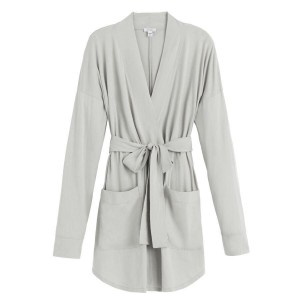Bata De Baño Cuyana Organic Pima Mujer Gris | MQD9839XJ
