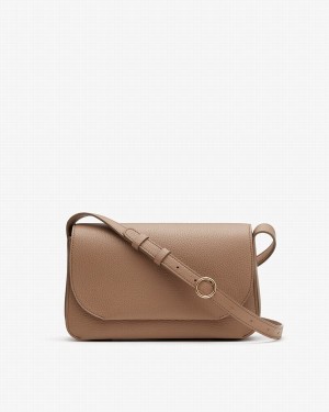 Bolsa De Hombro Cuyana Concertina Mujer Kaki | FPQ4018LE