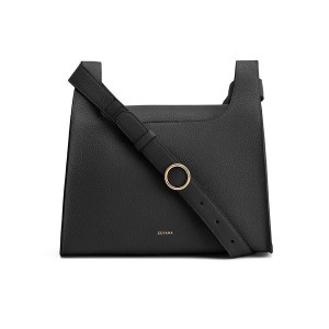 Bolsa De Hombro Cuyana Double Loop Mujer Negras | SUY3765CH