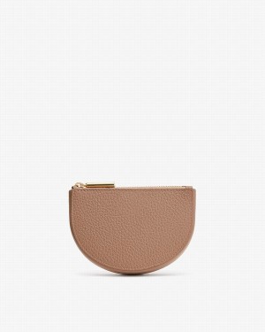 Bolso Pequeño Cuyana Half Moon Mujer Kaki | DVJ7878IH