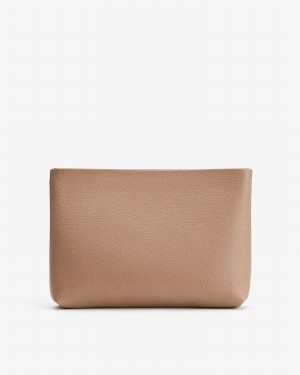 Bolso Pequeño Cuyana Small Cremallera Mujer Kaki | FXV874RH