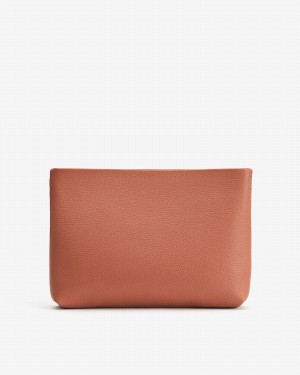 Bolso Pequeño Cuyana Small Cremallera Mujer Rojas Marrones | YBN8994XO