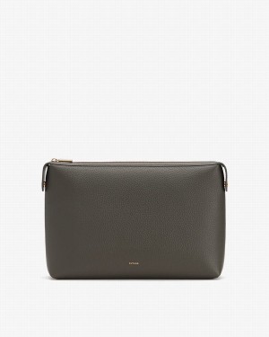 Bolso Pequeño Cuyana System Insert Mujer Verde Oscuro | VHT9973DC