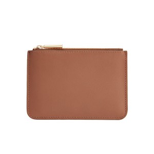 Bolso Pequeño Cuyana Zero Waste Slim Cuero Mujer Marrones | NVQ6565GC
