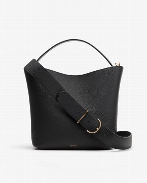 Bolso Saco Cuyana Linea Mujer Negras | QEQ9190VU