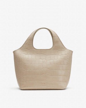 Bolso Tote Cuyana Mini System Mujer Gris | ABM3415QN