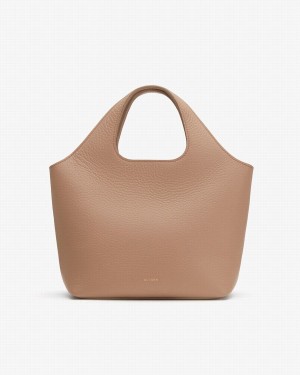 Bolso Tote Cuyana Mini System Mujer Kaki | WGN4771TY
