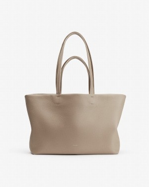 Bolso Tote Cuyana Small Easy Mujer Gris | LWY8527YL