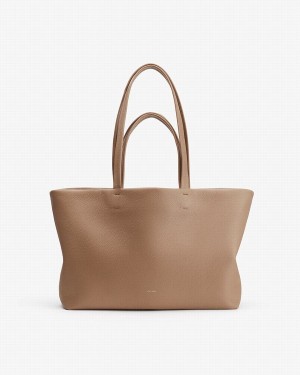 Bolso Tote Cuyana Small Easy Mujer Kaki | GLA2512ZP