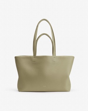 Bolso Tote Cuyana Small Easy Mujer Verde | EXI1253WA