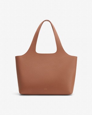 Bolso Tote Cuyana System Mujer Marrones | EWX711RX