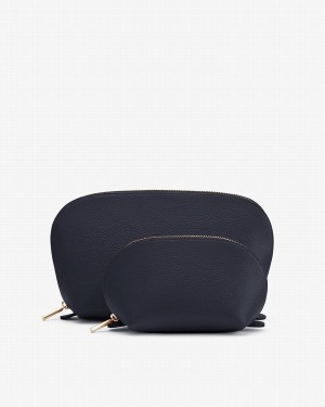 Bolsos De Viaje Cuyana Set Mujer Azul Marino | XPH32100ZJ