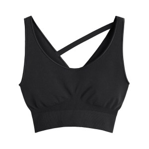 Camisa Recortada Cuyana Stretch Mujer Negras | LAH4424YO