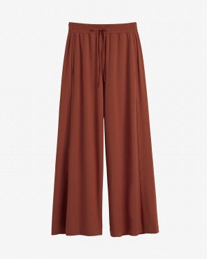 Pantalon Cuyana Anchos-Leg Drawstring Mujer Rojas | IZC9847QS