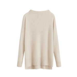 Suéteres Cuyana Single-Origin Cashmere Funnel Neck Mujer Blancas | DBF4543FS