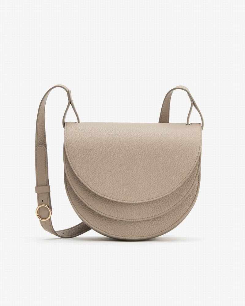 Alforjas Cuyana Double Moon Mujer Gris | IJJ8689JC