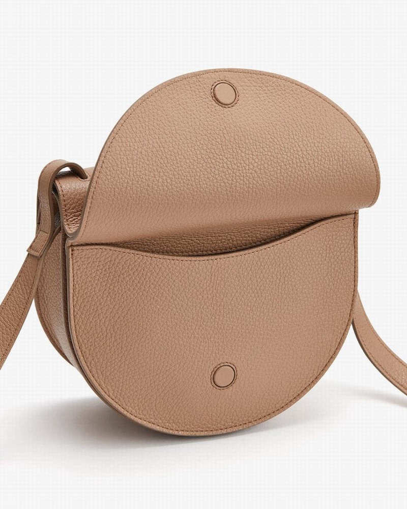 Alforjas Cuyana Double Moon Mujer Kaki | AHR6941KN