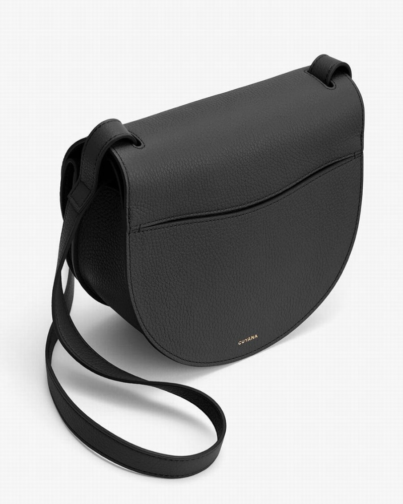 Alforjas Cuyana Double Moon Mujer Negras | WYN592XO