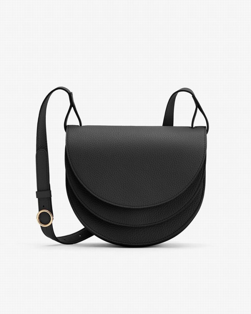 Alforjas Cuyana Double Moon Mujer Negras | WYN592XO