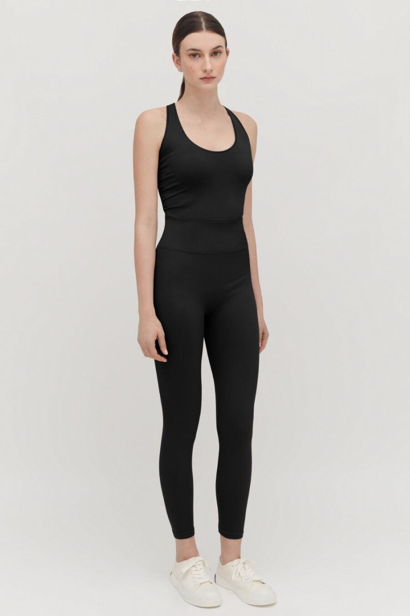 Bañadores Cuyana Stretch Mujer Negras | DMM995XM