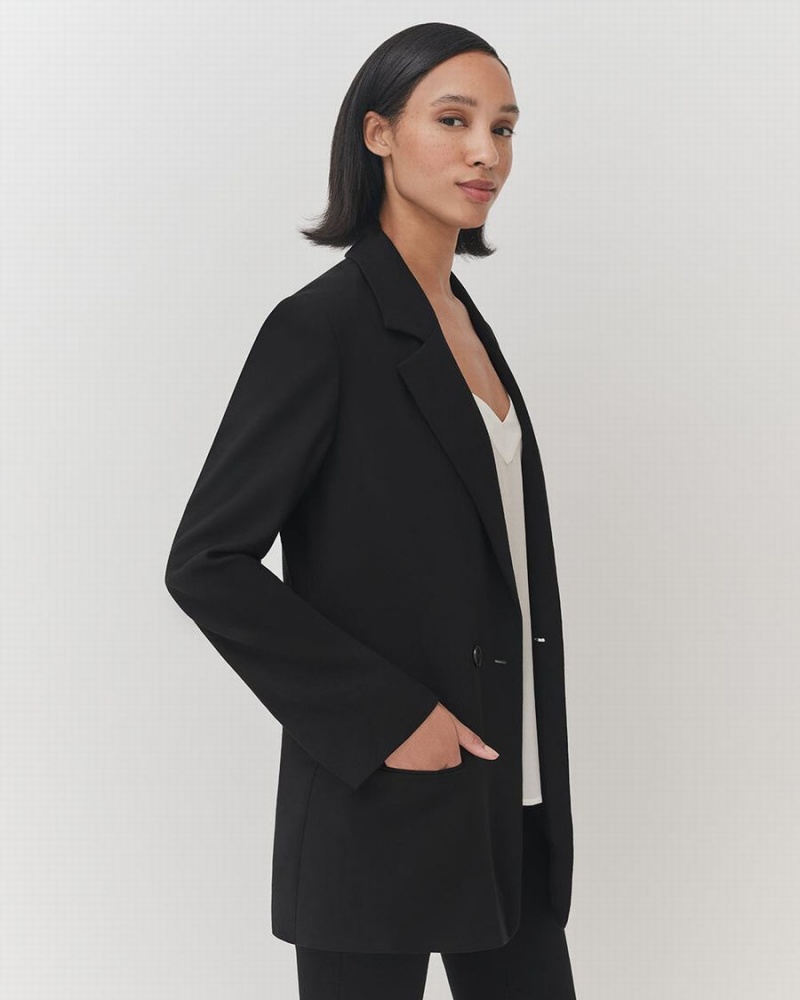 Blazers Cuyana Relaxed Mujer Negras | PKZ2355IO