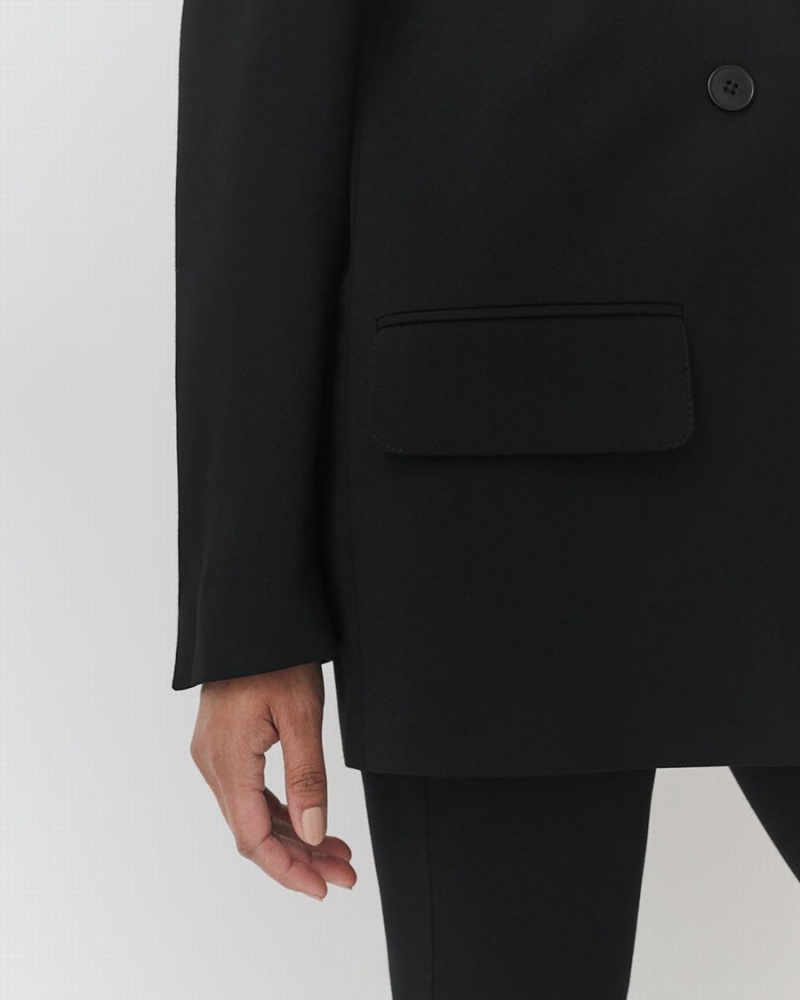 Blazers Cuyana Relaxed Mujer Negras | PKZ2355IO