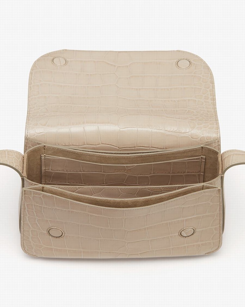 Bolsa De Hombro Cuyana Concertina Mujer Gris | TDR228SS