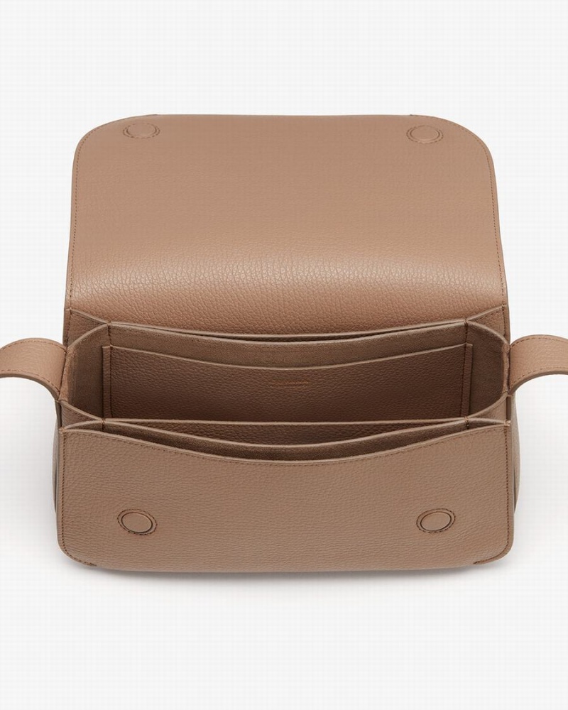 Bolsa De Hombro Cuyana Concertina Mujer Kaki | FPQ4018LE