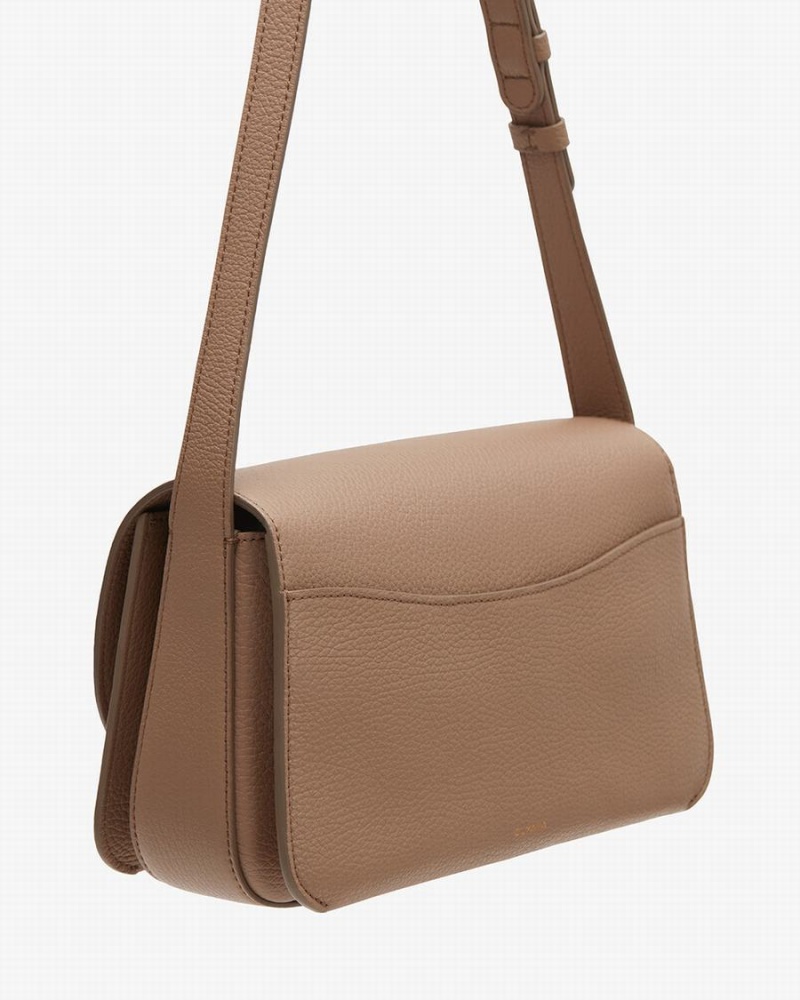 Bolsa De Hombro Cuyana Concertina Mujer Kaki | FPQ4018LE