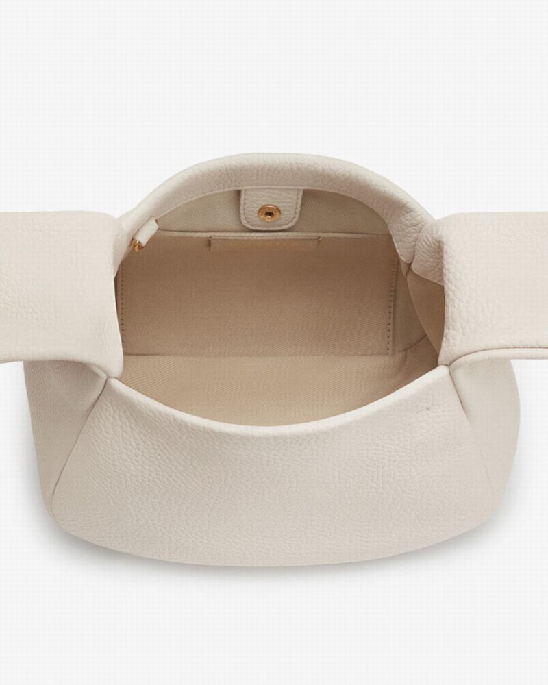 Bolsa De Hombro Cuyana Mini Bow Mujer Blancas | CDZ1211QY