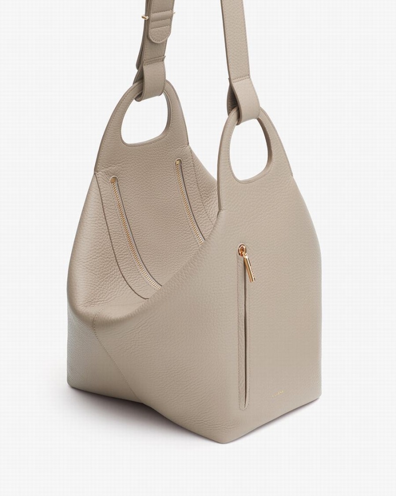 Bolsa De Hombro Cuyana Paloma Mujer Gris | XWR6726ZZ