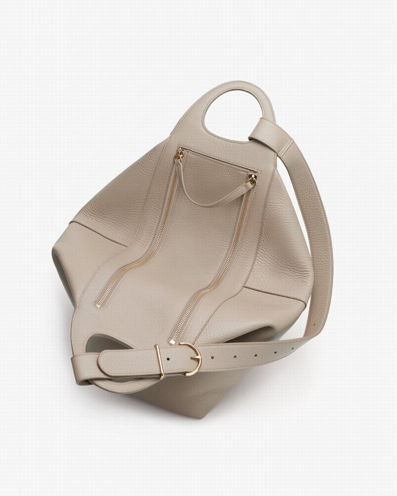Bolsa De Hombro Cuyana Paloma Mujer Gris | XWR6726ZZ