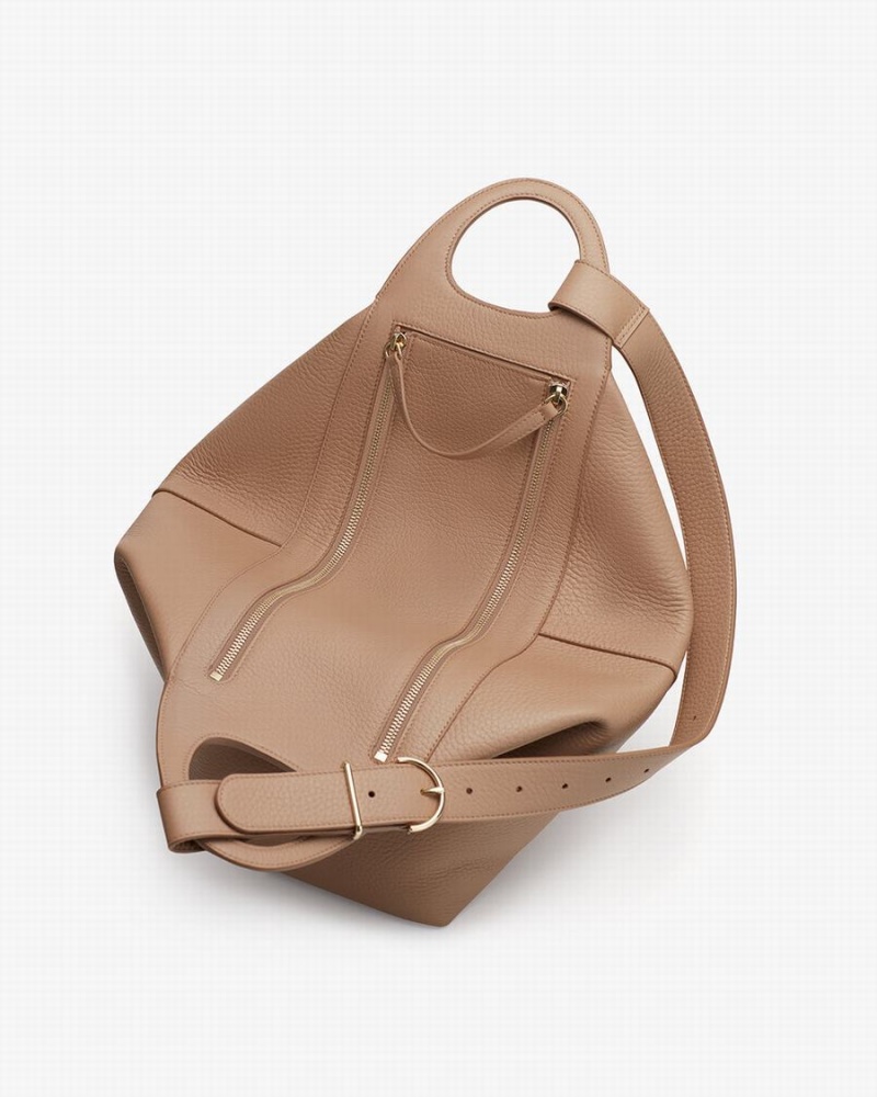 Bolsa De Hombro Cuyana Paloma Mujer Kaki | NQY2244HC