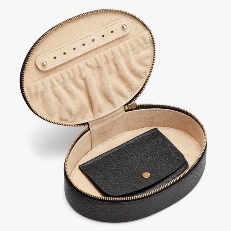 Bolsa De Maquillaje Cuyana Jewelry Case Mujer Negras | XMC1513QQ