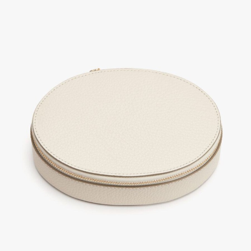 Bolsa De Maquillaje Cuyana Jewelry Case Mujer Blancas | MEY8581LN