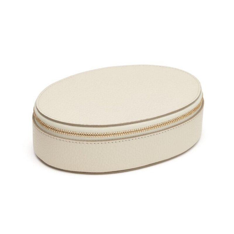 Bolsa De Maquillaje Cuyana Jewelry Case Mujer Blancas | MEY8581LN
