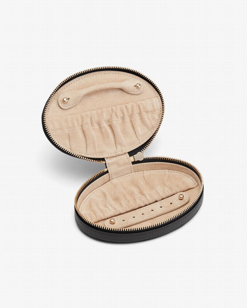 Bolsa De Maquillaje Cuyana Travel Jewelry Mujer Negras | VXN3151VN