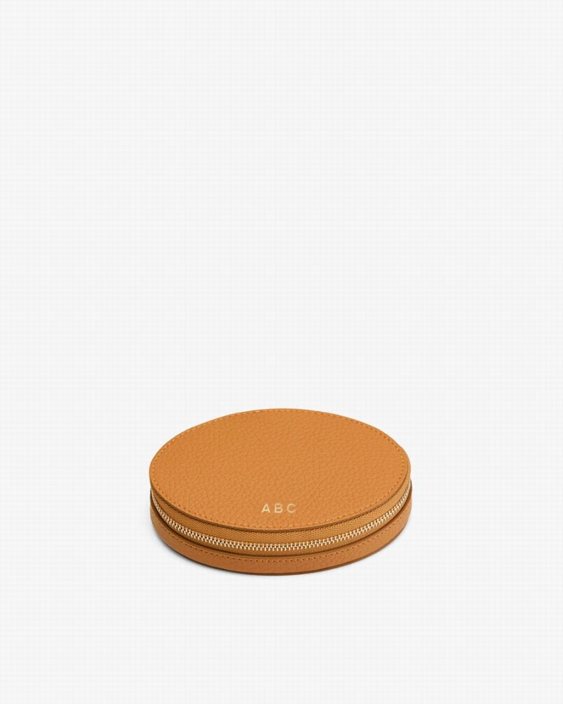 Bolsa De Maquillaje Cuyana Travel Jewelry Mujer Amarillo | IEE6635BJ