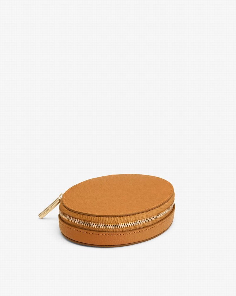 Bolsa De Maquillaje Cuyana Travel Jewelry Mujer Amarillo | IEE6635BJ