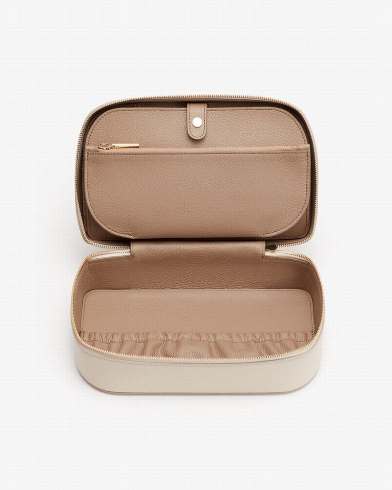 Bolsa Estuche Cuyana Travel Beauty Mujer Blancas | SXW5328AH