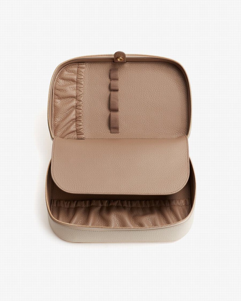 Bolsa Estuche Cuyana Travel Beauty Mujer Blancas | SXW5328AH