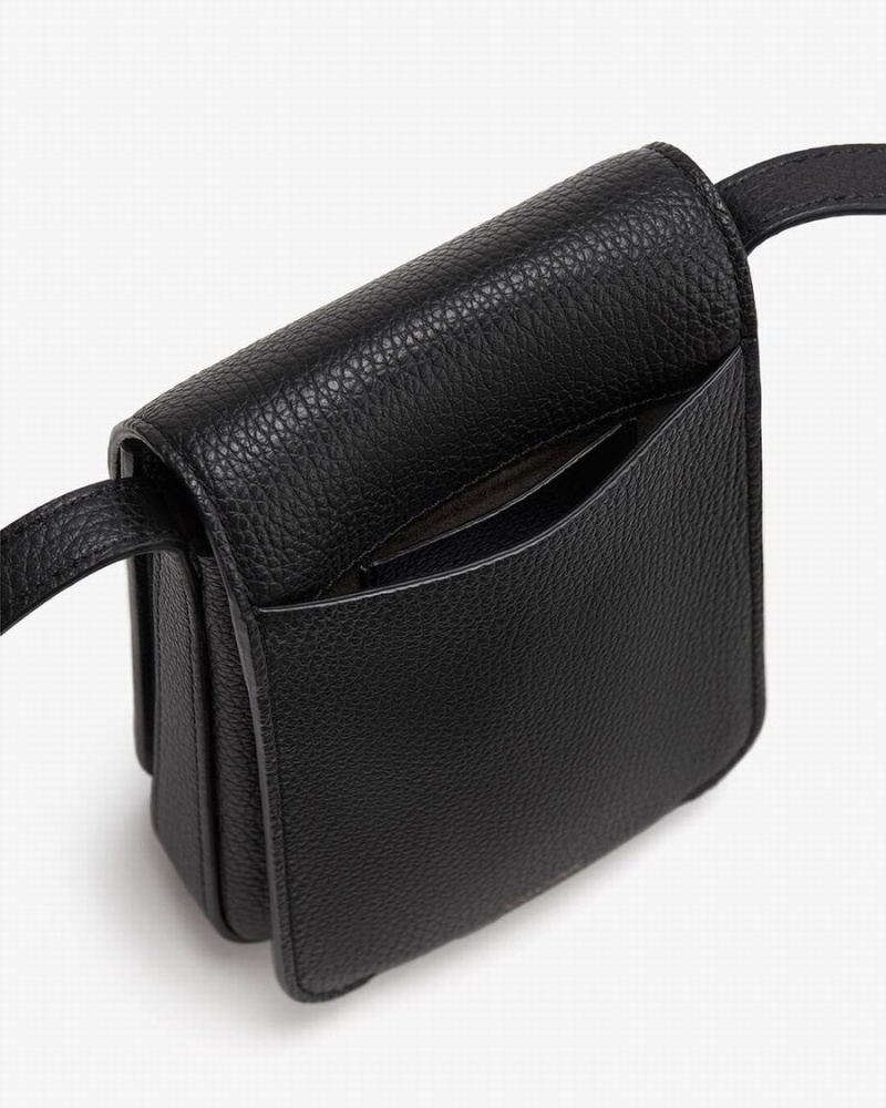 Bolsa Para Movil Cuyana Concertina Mujer Negras | RJK4461ZM