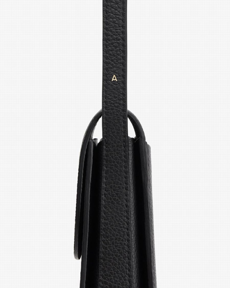 Bolsa Para Movil Cuyana Concertina Mujer Negras | RJK4461ZM