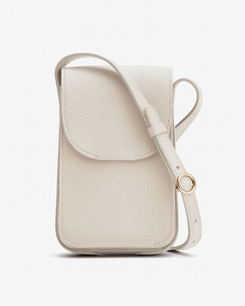 Bolsa Para Movil Cuyana Concertina Mujer Blancas | ABM6472LM