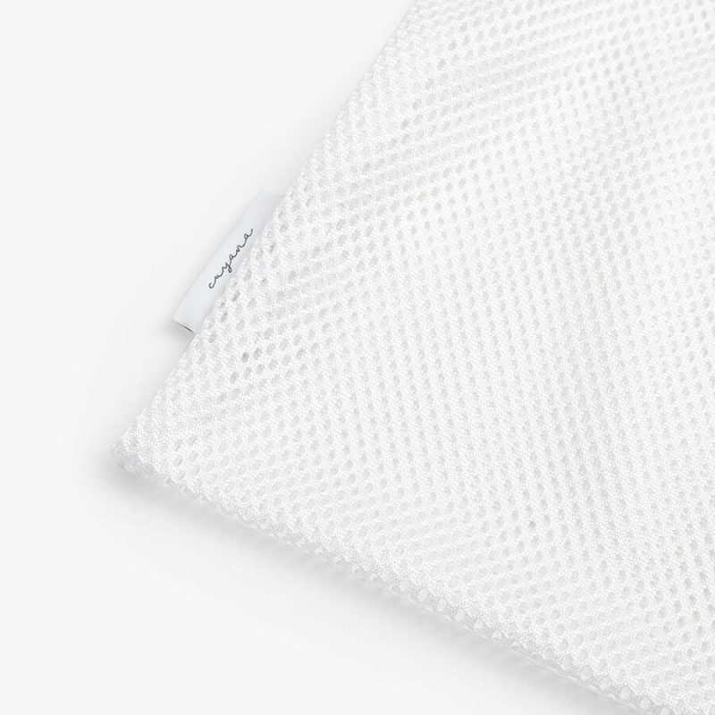 Bolsas De Aseo Cuyana Extra Large Recycled Mesh Mujer Blancas | DBK1933UL