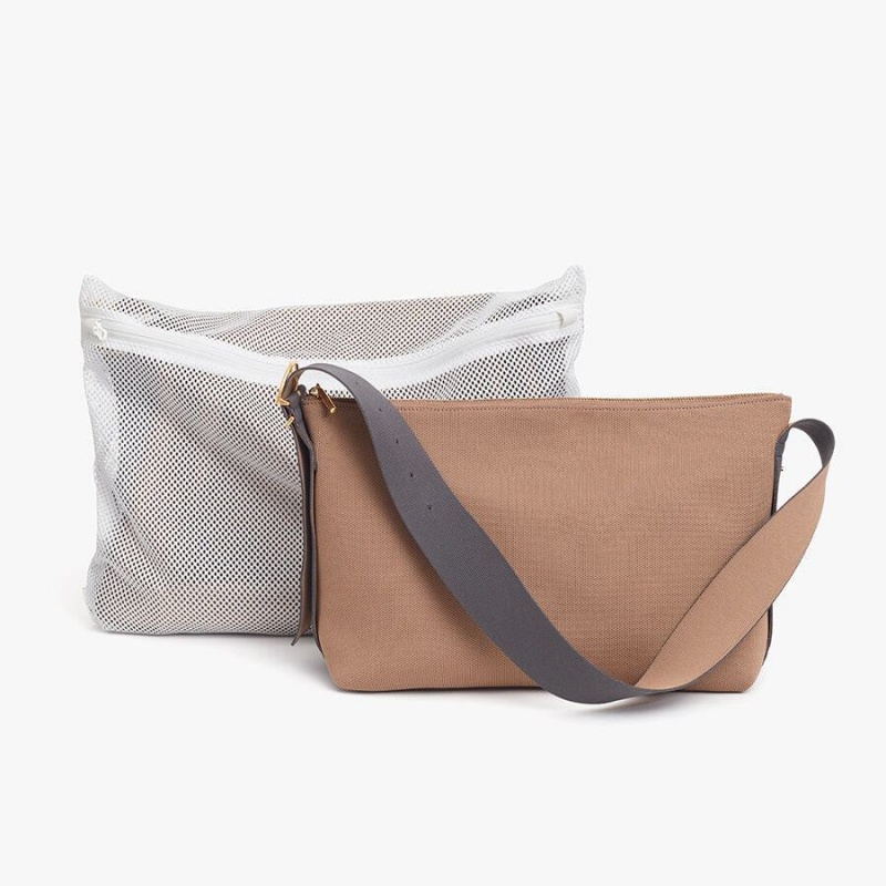Bolsas De Aseo Cuyana Large Recycled Mesh Mujer Blancas | TOC533KQ