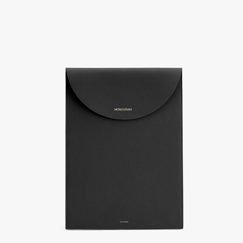 Bolsas Para Portatil Cuyana Convertible Cuero Mujer Negras | FVK8974YC