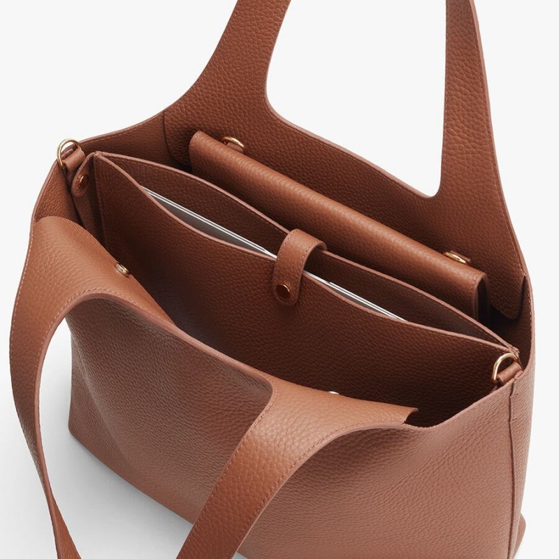 Bolsas Para Portatil Cuyana System Mujer Marrones | ORH3367BX