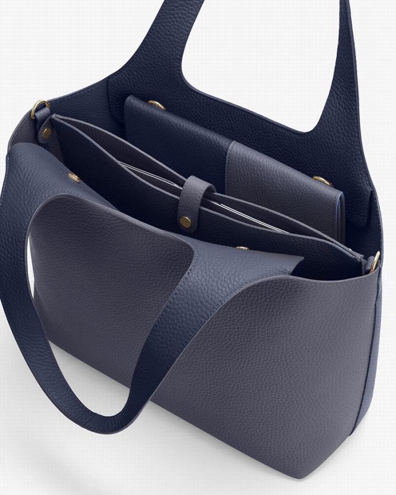 Bolsas Para Portatil Cuyana System Mujer Azul Marino | ZTF452FG