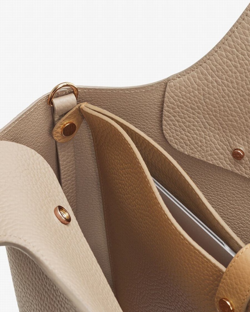Bolsas Para Portatil Cuyana System Mujer Amarillo Marrones | JZW9384ZW